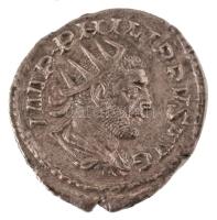 Római Birodalom / Róma / I. Philippus Arabs 249. Antoninianus Ag (3,11g) T:AU,XF Roman Empire / Rome / Philip I the Arab 249. Antoninianus Ag &quot;IMP PHILIPPVS AVG / SAECVLVS NOVVM&quot; (3,11g) C:AU,XF RIC IV 25b