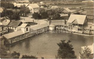 Kolozs, Kolozs-sósfürdő, Kolozsfürdő, Baile Cojocna; fürdő, fürdőzők / spa, bathers. photo