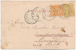 1902 Csíkszereda, Miercurea Ciuc; Polgári leányiskola. Szvoboda József kiadása / girls' school ...