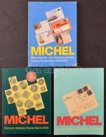 3 db régebbi német Michel katalógus