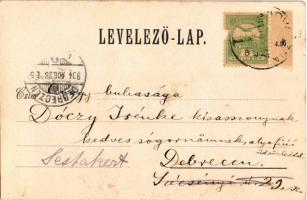 1904 Kommandó, Komandó, Comando, Comandau; sikló Komondón Kovászna felé. Atelier Rembrandt / funicul...