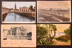 104 db régi külföldi városképes lap / 104 old foreign postcards