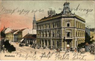 1904 Miskolc, Városház tér, piac (fl)