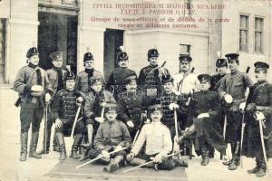 Bulgarian soldiers and royal guardians