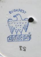 Aquincum Nyilas Misi. Jelzett, hibátlan, m: 16,5 cm