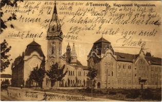 1912 Temesvár, Timisoara; Kegyesrendi főgimnázium / grammar school