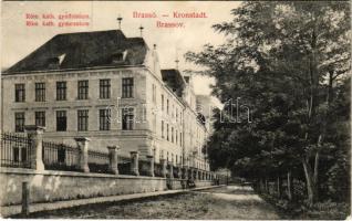 Brassó, Kronstadt, Brasov; Római katolikus gimnázium / Röm. kath. gymnasium / Catholic grammar school (EK)