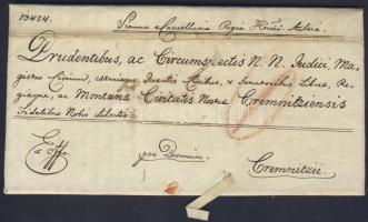 1821 Levél I Ferenc császár sajátkezű aláírásával / Letter with autograph signature of Emperor Franciscus I.