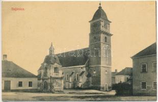 1913 Bajmóc, Bojnice; Templom és kápolna. Gubits B. kiadása Privigyén / church and chapel