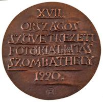 Asszonyi Tamás (1942-) 1990. "XVII. Országos Szövetkezeti Fotókiállítás Szombathely 1990."...