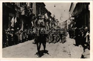 1940 Szatmárnémeti, Satu Mare; bevonulás / entry of the Hungarian troops