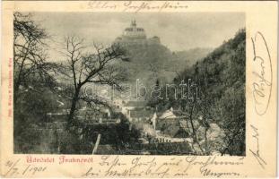 1901 Fraknó, Forchtenstein; vár. Weiss & Dreykurs / Schloss / castle (EK)