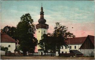 1927 Nyitrabánya, Handlová, Krickerhau; Római katolikus templom / Rim. kat. kostol / Röm.-kath. Kirche / Catholic church (r)