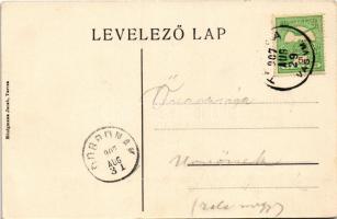 1907 Tarcsafürdő, Bad Tatzmannsdorf; Karolina Villa. Hönigmann Jacab Art Nouveau