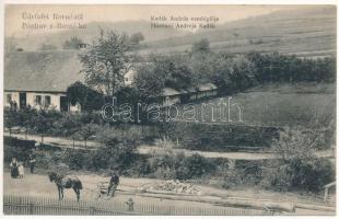 1906 Nagyróna, Rovné, Velké Rovné; Kadák András vendéglője. Spiegel Jakab (Nagybiccse) kiadása / Hostinec / restaurant (EK)