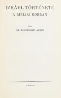 Kecskeméti Ármin: Izráel története a bibliai korban. [Bp.,1942], Tábor,342+4 p.+XVI t. Kiadói kissé kopott félbőr-kötés.