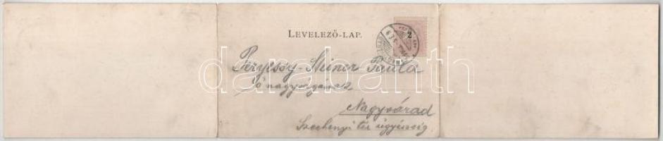 1899 (Vorläufer) Nagyvárad, Oradea; Fő tér, híd, piac, Janky Antal, Goldman Horváth István és Huzell...