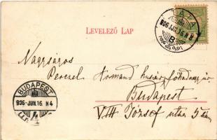 1906 Nagytagyos, Nagy-Tagyos (Környe); Konkoly-Thege Miklós háza, kastély (EK)