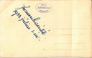 Petrozsény, Petrosani; Bányász zenekar fúvós tagja / member of the miner's music band. Foto Joá...