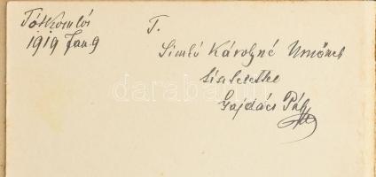 Gajdács Pál: A Hunyadiak. Költői elbeszélés. DEDIKÁLT! Bp., 1918, Kultura. Kiadói illusztrált félvás...