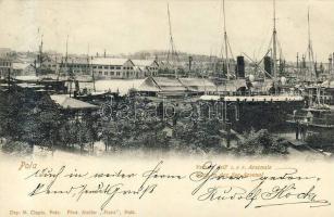 Pola military arsenal, navy