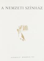 A Nemzeti Színház. Szerk.: Székely György. Bp., 1965, Gondolat. Kiadói műbőr-kötés, jó állapotban. M...