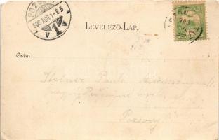 1903 Kászonfürdő, Kászonjakabfalva, Baile Casin; Töltőház. Bogdán F. fényképész / spa, mineral water...