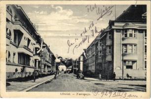 1929 Ungvár, Uzshorod, Uzhhorod, Uzhorod; utca / street (EK)