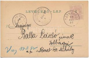 1899 (Vorläufer) Alsótátrafüred, Tátrafüred, Unter-Schmecks, Dolny Smokovec (Tátra, Magas Tátra, Vys...