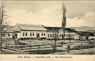 Felsőmecenzéf, Ober-Metzenseifen, Vysny Medzev; tér. Adorján Bárány kiadása / square (fl)