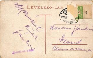 1915 Pozsony, Pressburg, Bratislava; látkép, vasúti híd (W.L. ?) / general view, railway bridge (EB)