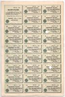 Szombathely 1894. "Szombathely-Rumi Helyi Érdekű Vasút Részvénytársaság" törzs-részvénye 1...