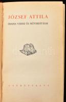 József Attila összes versei és műfordításai. Sajtó alá rendezte: Bálint György. Pérely Imre rajzaiva...