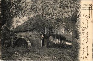 1907 Pöstyén, Pistyán, Piestany; Bankai malom. Lampl Gyula kiadása / Mühle in Banka / mill (EK)