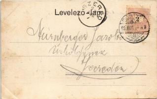 1899 (Vorläufer) Pöstyén, Pistyan, Piestany; Cs. és kir. katonai kórház. A. Bernas kiadása / K.u.K. ...