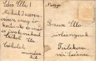 Ajnácskő, Hajnácska, Hajnácka (Gömör); utca, Jenő Fischer üzlete / street, shop. photo