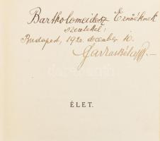 Farkas Béla: Élet. Költemények. (DEDIKÁLT). Bp., 1909, Lampel R. (Wodianer F. és Fiai), 160 p. Első ...