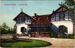 1919 Stubnyafürdő, Túróchévíz, Stubnianske Teplice, Turcianske Teplice; Jeszenszky villa / villa