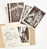 Molnár Dénes (1947-2000) Erdőelve. 50 fametszet. 43 fametszet az 50-ből. hn., én., nyn., Benne térké...