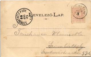 1899 (Vorläufer) Bük, Bükk; Evangélikus templom, Római katolikus templom, Cukorgyár, Közép-Bükk Fő t...