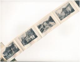 1911 Csíz, Csízfürdő, Kúpele Cíz; Igazgatósági épület. Leporellólap 10 képpel / spa, directorate off...