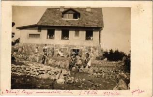 1927 Szekszárd, Kerékhegyi menedékház. photo (ragasztónyom / glue marks)