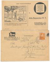 16 db RÉGI magyar céges reklám képeslap vegyes minőségben / 16 pre-1950 Hungarian advertising postca...