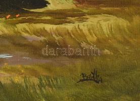 Bartha jelzéssel: Hangulatos táj. Olaj, vászon, fakeretben, 51×61 cm