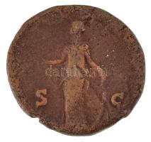 Római Birodalom / Róma / II. Faustina 157-175. As bronz (9,20g) T:F Roman Empire / Rome / Faustina I...