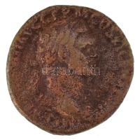 Római Birodalom / Róma / Domitianus 81-96. As bronz (10,14g) T:F,VG Roman Empire / Rome / Domitian 81-96. As bronze &quot;IMP [CAES DOMIT] AVG GERM COS [...] / S-C&quot; (10,14g) C:F,VG