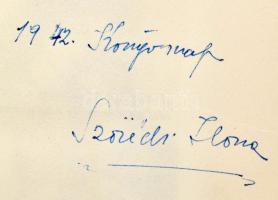 Szörédi Ilona: Olasz mosoly. Gerevich Tibor előszavával. Bp., [1941], Stádium Sajtóvállalat Rt., 248...