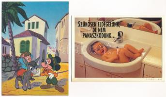 21 db MODERN vicces motívum képeslap / 21 modern funny motive postcards