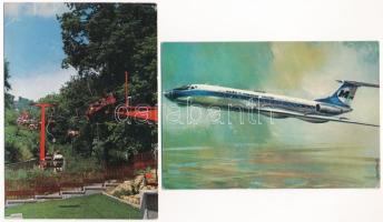 30 db MODERN motívum képeslap: tömegközlekedés / 30 modern postcards: public transport