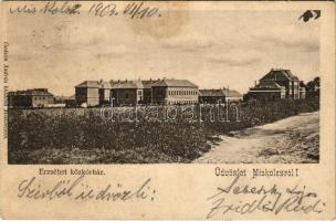 1903 Miskolc, Erzsébet kórház. Gedeon András kiadása (fl)